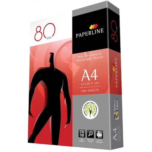 Εικόνα της Χαρτί Paperline Α4 500φυλ. 80gr.