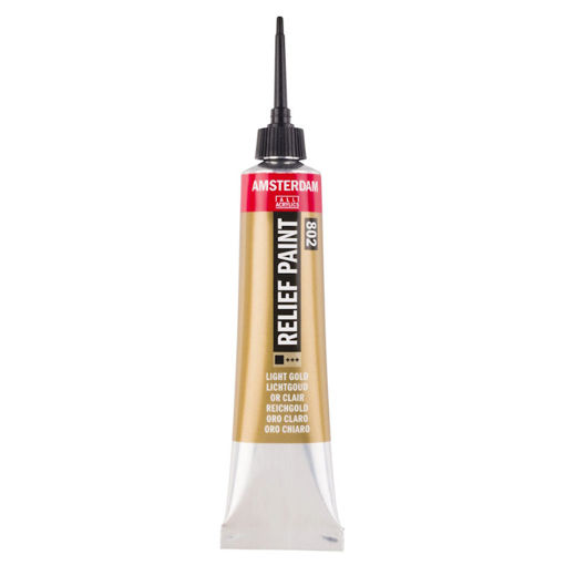 Εικόνα της Πάστα Amsterdam relief light gold 20ml. Ν.802 Talens