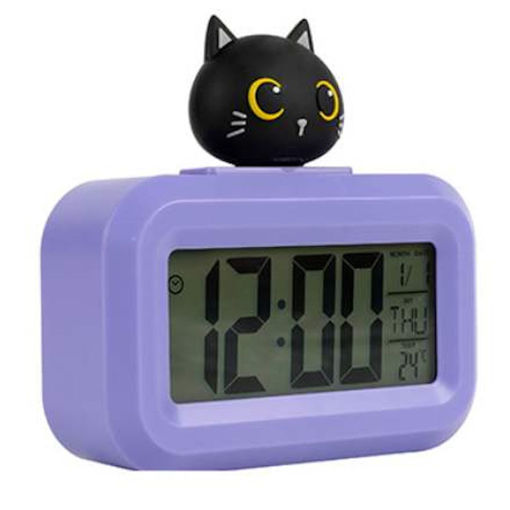Εικόνα της Ρολόι I-Total Alarm black cat XL2835