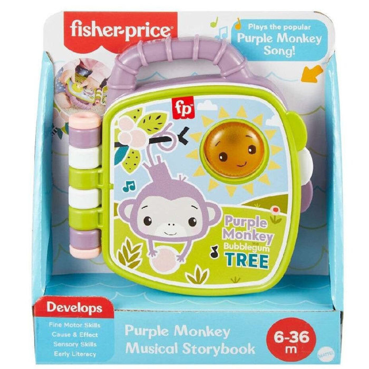 Εικόνα της Fisher Price Βιβλίο Δραστηριοτήτων Μαϊμουδακι με Μουσική JFN07