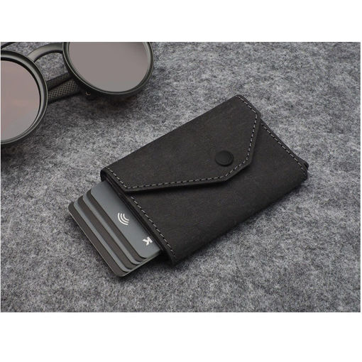 Εικόνα της Θήκη καρτών πορτοφόλι Pularys Porter Go Cards μαύρο 174610601