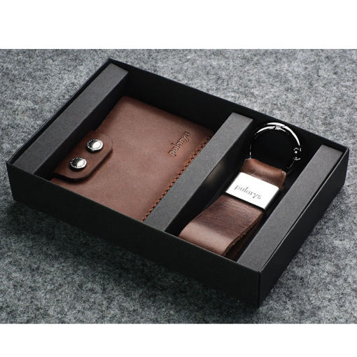 Εικόνα της Θήκη καρτών πορτοφόλι Pularys Hobby Set καφέ 189414102