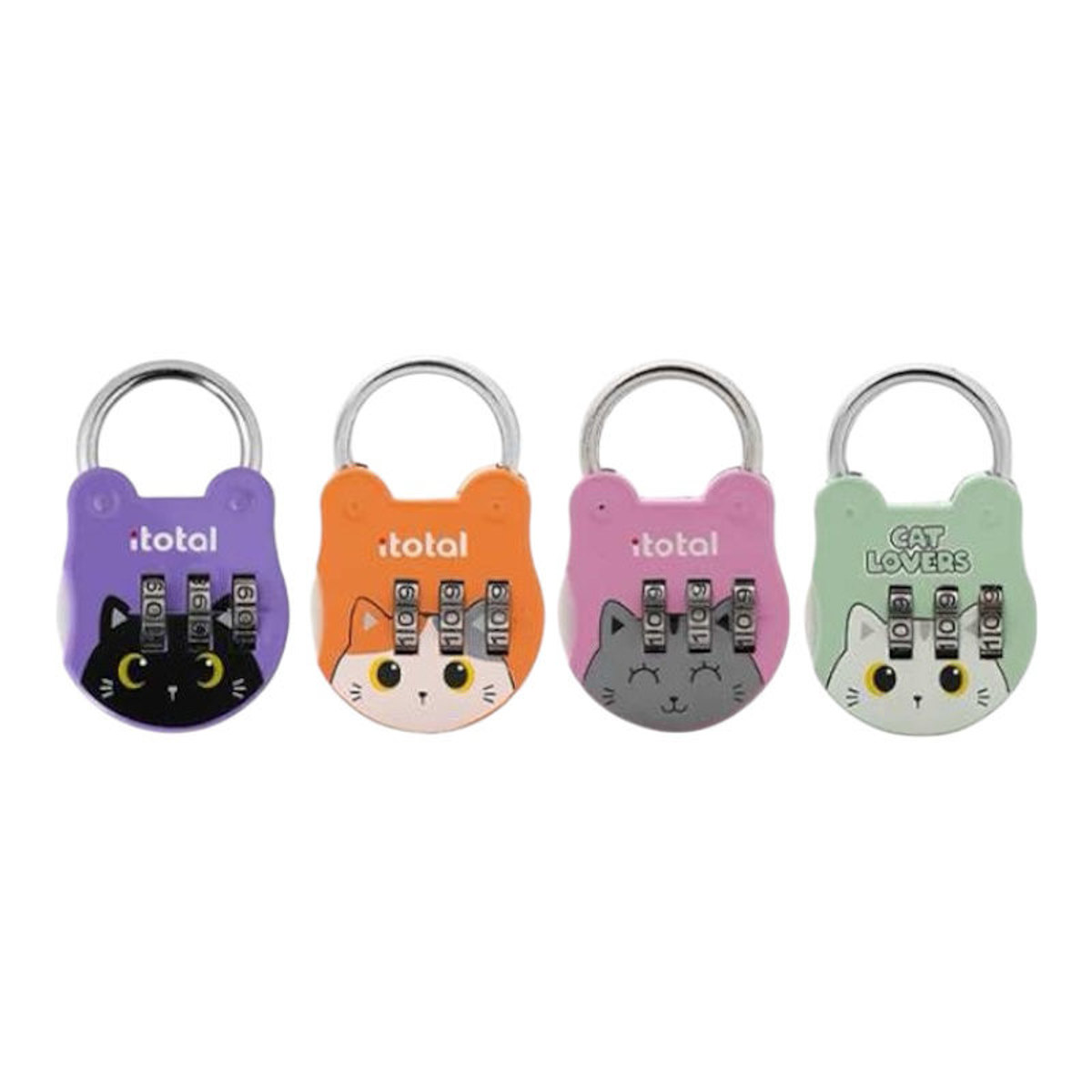 Εικόνα της Λουκέτο συνδυασμού I-Total Cats XL2954 4 σχέδια