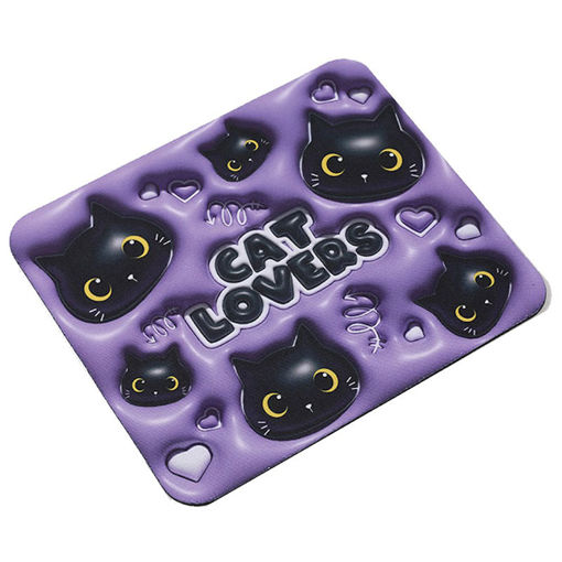 Εικόνα της Mouse pad I-total Black Cat 3D XL2552B  24x20cm