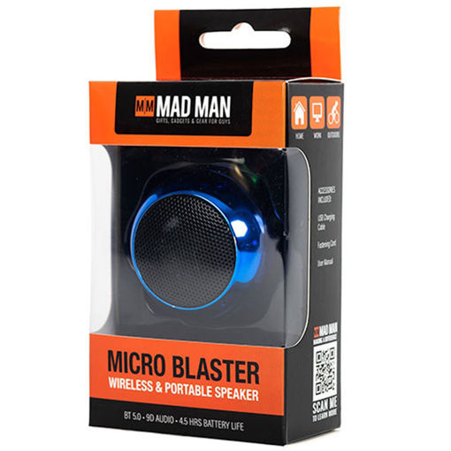 Εικόνα της Ηχείο Mad Man Micro Blaster-Blue tone 32121M