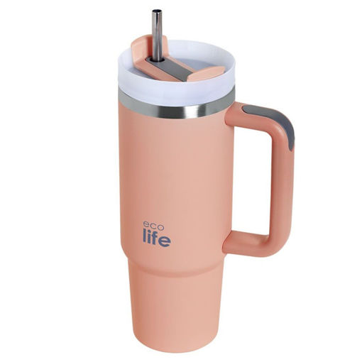 Εικόνα της Μεταλλικό Ποτήρι Θερμός Ecolife Flamingo 900ml 33-BO-5010