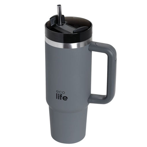 Εικόνα της Μεταλλικό Ποτήρι Θερμός Ecolife Junior Grey 900ml 33-BO-5011