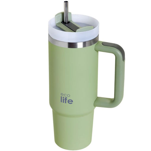 Εικόνα της Μεταλλικό Ποτήρι Θερμός Ecolife Bay Leaf 900ml 33-BO-5013