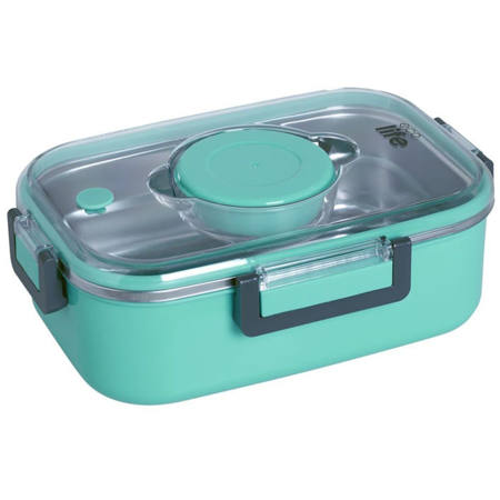 Εικόνα της Φαγητοδοχείο Ecolife ορθογώνιο double wall blue 850ml 33-BO-9051