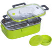 Εικόνα της Φαγητοδοχείο Ecolife ορθογώνιο double wall green 850ml 33-BO-9052
