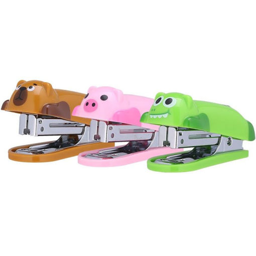 Συρραπτικό Deli Animal No.10 σε σχέδιο ζωάκι, ιδανικό για παιδιά και σχολική χρήση – Lichnaribooks.gr | EAN 6921734904522