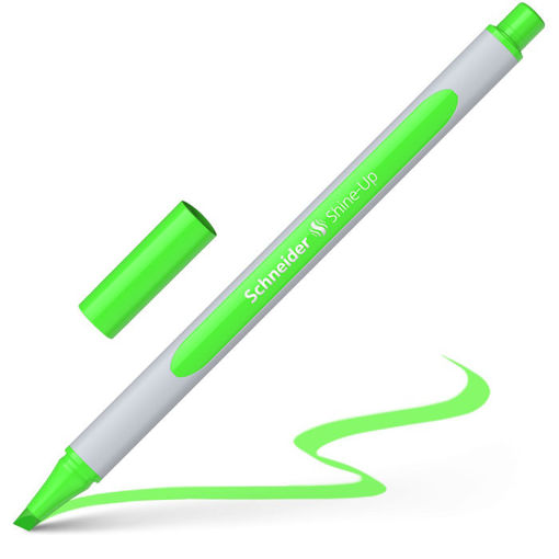 Εικόνα της Μαρκαδόρος υπογραμμίσεως Schneider Shine Up πράσινος 112004