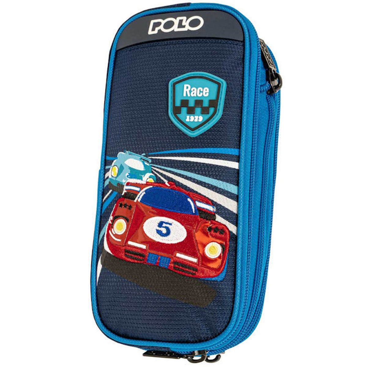 Κασετίνα βαρελάκι Polo Reel Race Car διπλή μπροστινή όψη