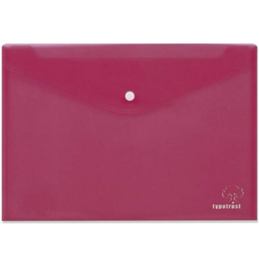 Εικόνα της Ντοσιέ κουμπί Typotrust Α4 Burdaux FP25004-19