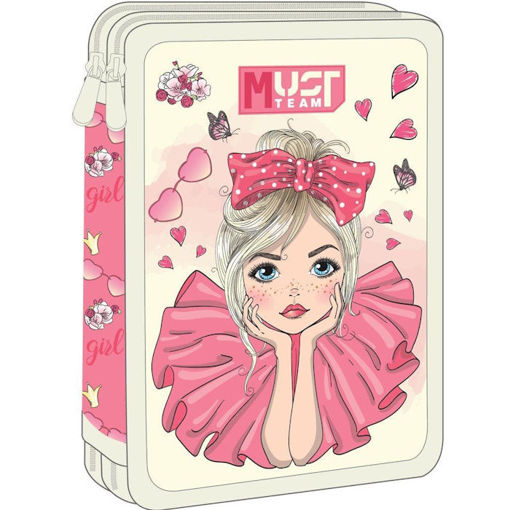 Εικόνα της Κασετίνα Must Team διπλή γεμάτη Pretty Girl 000586723