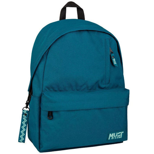 Εικόνα της Τσάντα σακίδιο Must Team Monochrome Classic πετρόλ με κίτρινο 000586382