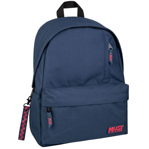 Εικόνα της Τσάντα σακίδιο Must Team Monochrome Classic μπλε με φούξια 000586388