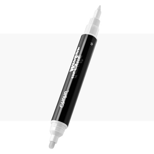 Εικόνα της Μαρκαδόρος Ohuhu Acrylic Marker με διπλή μύτη Nο 101 White