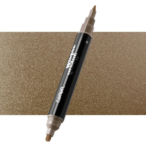 Εικόνα της Μαρκαδόρος Ohuhu Acrylic Marker με διπλή μύτη No M701 Bronze