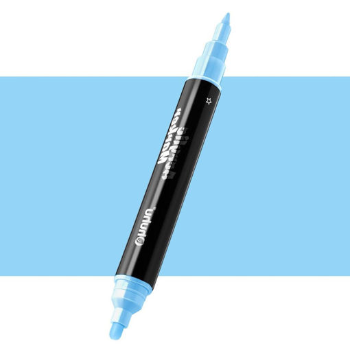Εικόνα της Μαρκαδόρος Ohuhu Acrylic Marker με διπλή μύτη No B343 Light Blue