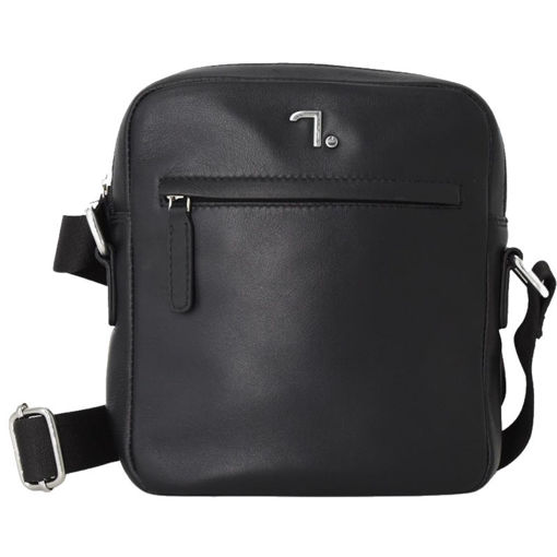 Εικόνα της Τσάντα ώμου Seven Dots δερμάτινο S-Black 60-120