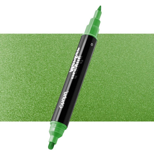 Εικόνα της Μαρκαδόρος Ohuhu Acrylic Marker με διπλή μύτη No M715 Metallic Mint