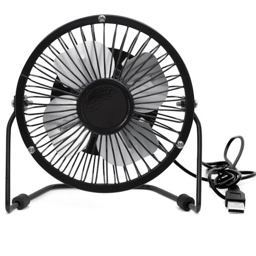 Εικόνα της Επιτραπέζιος Ανεμιστήρας Kikkerland ασημί US143-SI