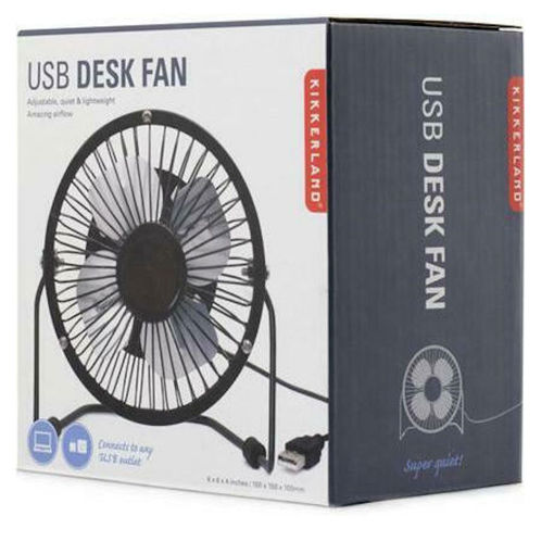 Εικόνα της Επιτραπέζιος Ανεμιστήρας Kikkerland μαύρος US143-BK