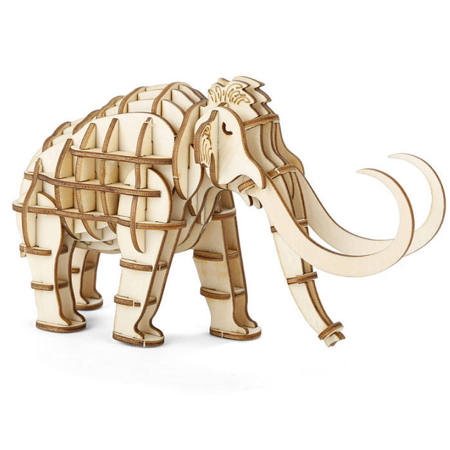 Εικόνα της Παζλ Kikkerland 3D ξύλινο Mammoth GG125