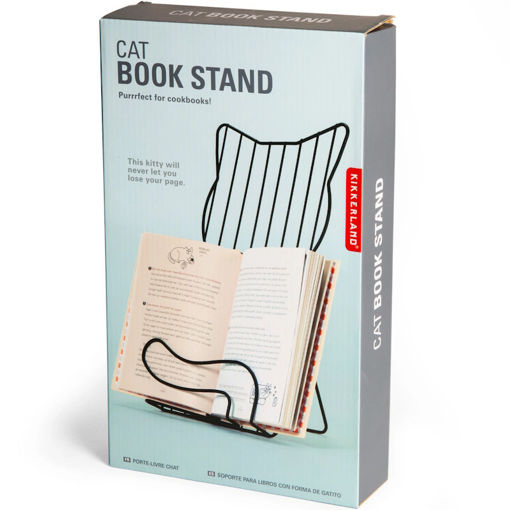 Εικόνα της Μεταλλικός βιβλιοστάτης Kikkerland Cat OR124