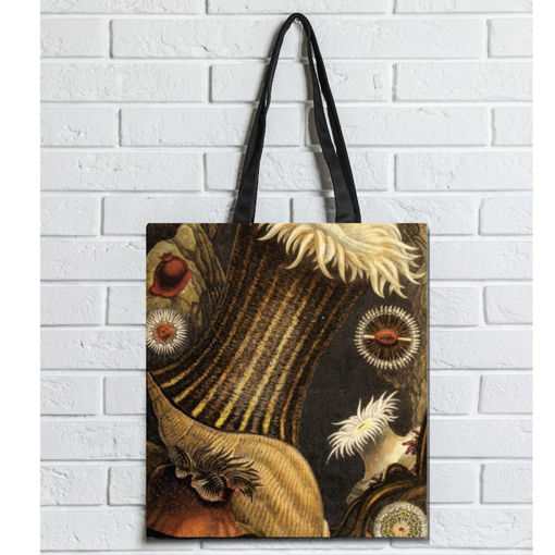 Εικόνα της Τσάντα Υφασμάτινη Brainfood σουέτ με φερμουάρ Lovecraft (BR)