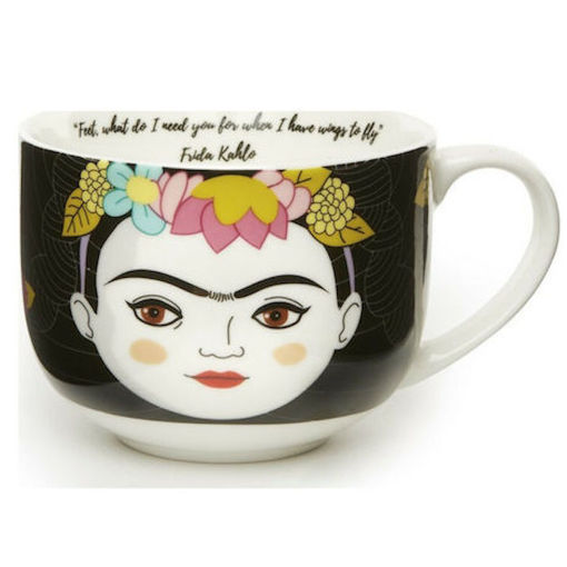 Εικόνα της Κούπα κεραμική Kikkerland Frida Kahlo CU307