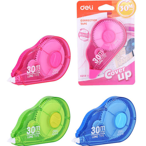 Εικόνα της Διορθωτικό ταινία Deli 5mmx30m cover up H213 01 Ass.