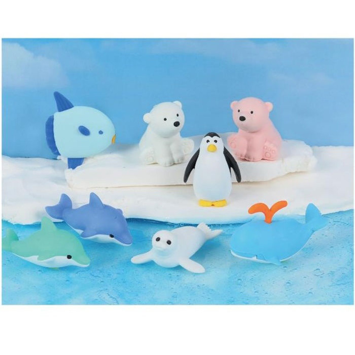 Εικόνα της Γόμα 3D σε φακελάκι Iwako Marine Animals ER-961136 Ass.