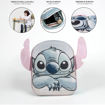 Εικόνα της Tσάντα πλάτης παιδική Cerda Disney Lilo & Stitch ροζ αυτιά 3D