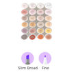 Εικόνα της Μαρκαδόροι Ohuhu Kaala Alcohol Art Markers Σετ 24 Χρωμάτων Skin Tones Chisel & Fine 80402-36
