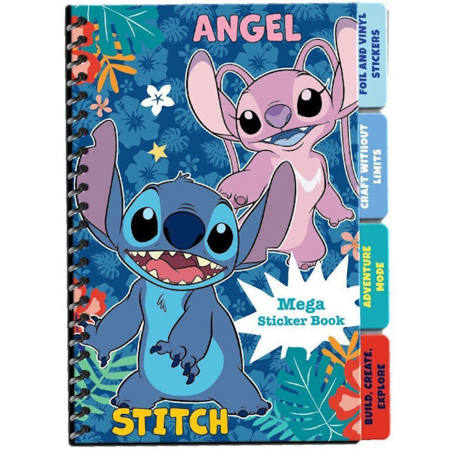 Εικόνα της Αυτοκόλλητα Τετράδιο Diakakis Lilo & Stitch 000564653