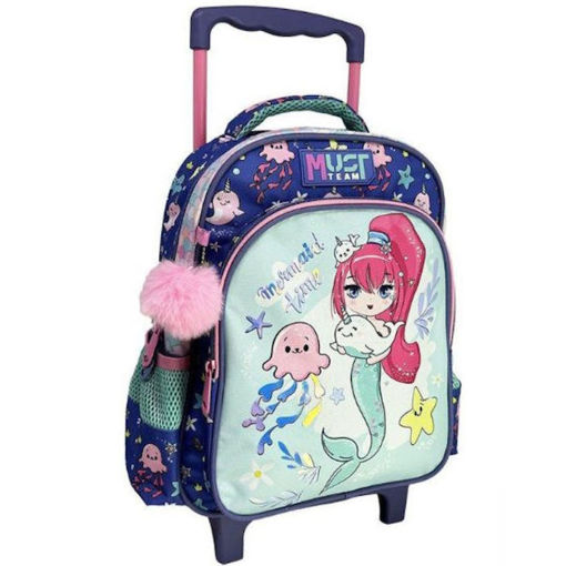 Τσάντα τρόλεϋ νηπίου Must Team Mermaid Time με σχέδιο γοργόνα 000586296 EAN 5205698732270 Lichnaribooks