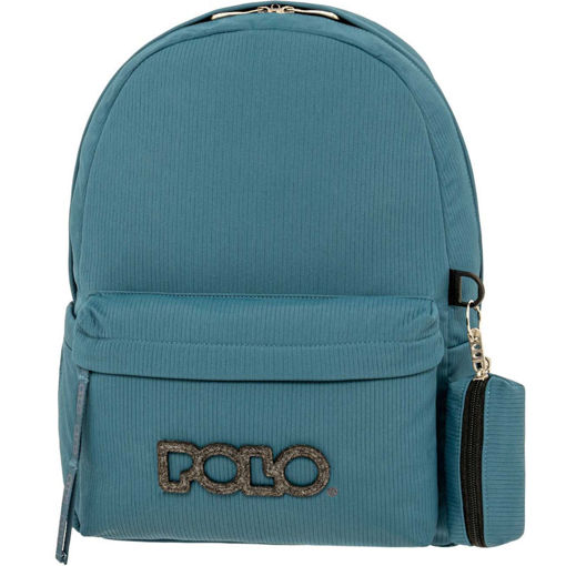 Εικόνα της Τσάντα Polo Lines πετρόλ 902070-5800