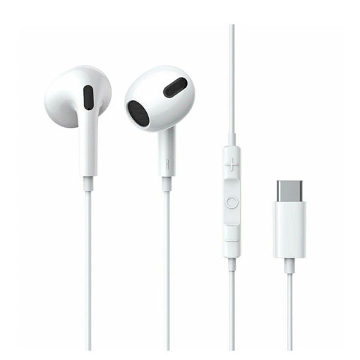 Εικόνα της Ακουστικό Baseus Encok C17 In-ear Handsfree με Βύσμα USB-C Λευκό NGCR010002
