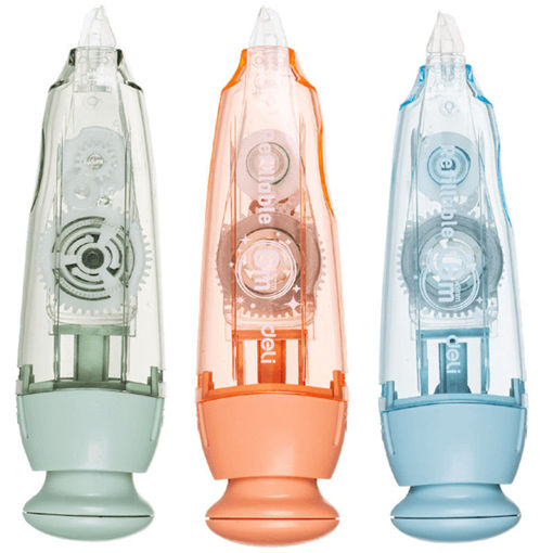 Εικόνα της Διορθωτική ταινία & ανταλλακτικό Deli 5mmx6m H363 assorted