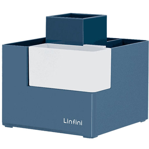 Εικόνα της Mολυβοθήκη πλαστική 6 θέσεων με αφαιρούμενη θήκη Deli Linfini Ζ072