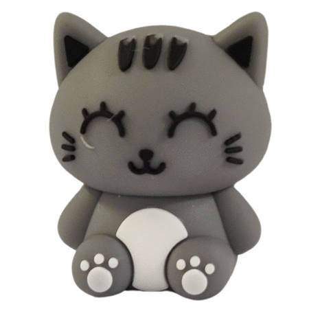 Εικόνα της Γόμα i-Total Animal 3D Grey Cat XL1804L