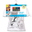 Εικόνα της Μαρκαδόροι 10τμχ. με μπλουζάκι T-Shirt 3-4 χρονών Looney Tunes 146147