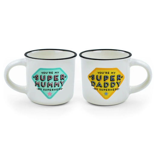 Εικόνα της Φλιτζάνια Legami set 2τεμ. supper mummy-super daddy MM0015