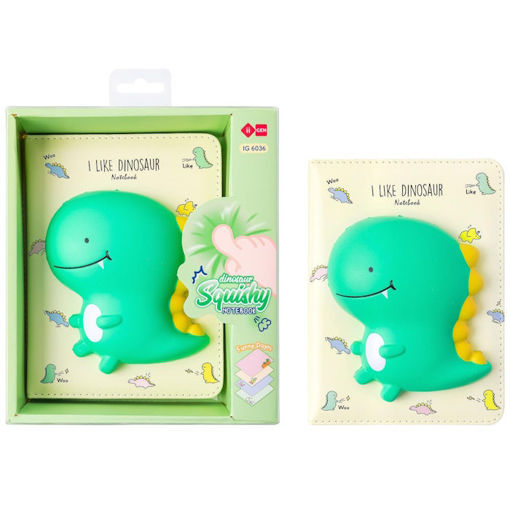 Εικόνα της Σημειωματάριο 3D Squishy Δεινόσαυρος 128Φ IG6036