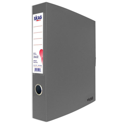 Εικόνα της Κουτί με κούμπωμα Skag Α4/6.0cm. γκρι P.P. 223010