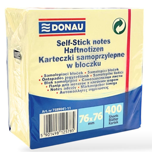 Εικόνα της Κύβος αυτοκόλλητος P 76x76mm 400φ. Donau 7589041-11