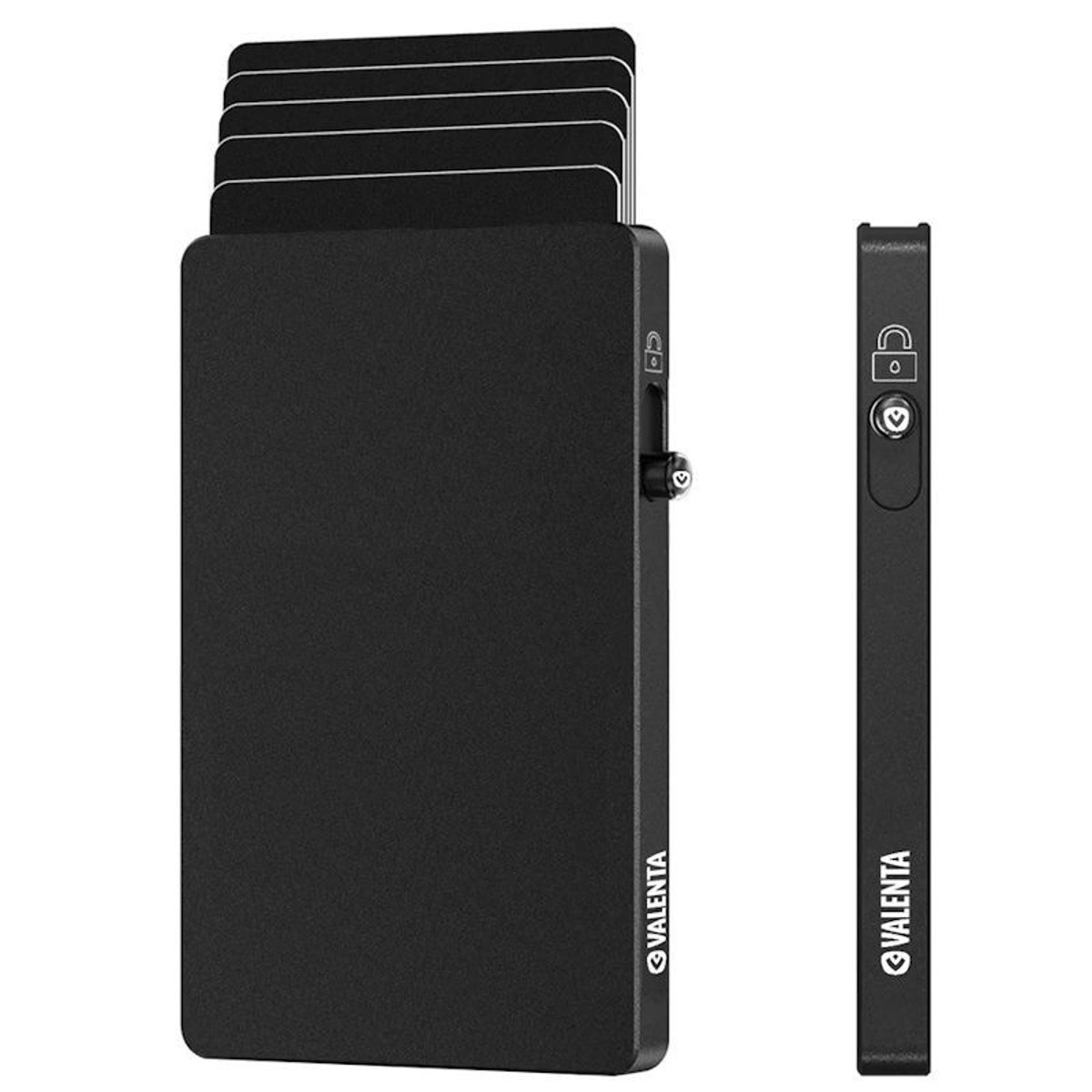 Θήκη καρτών Valenta Cardprotector Aluminium Magsafe Black 587471