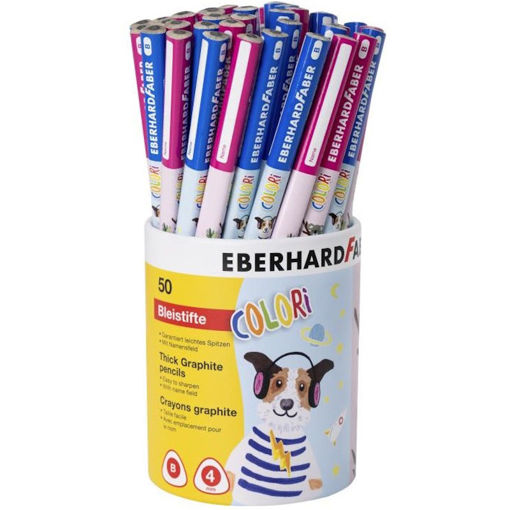 Εικόνα της Μολύβι Eberhard Faber B Μπλέ - Ρόζ 4mm ass